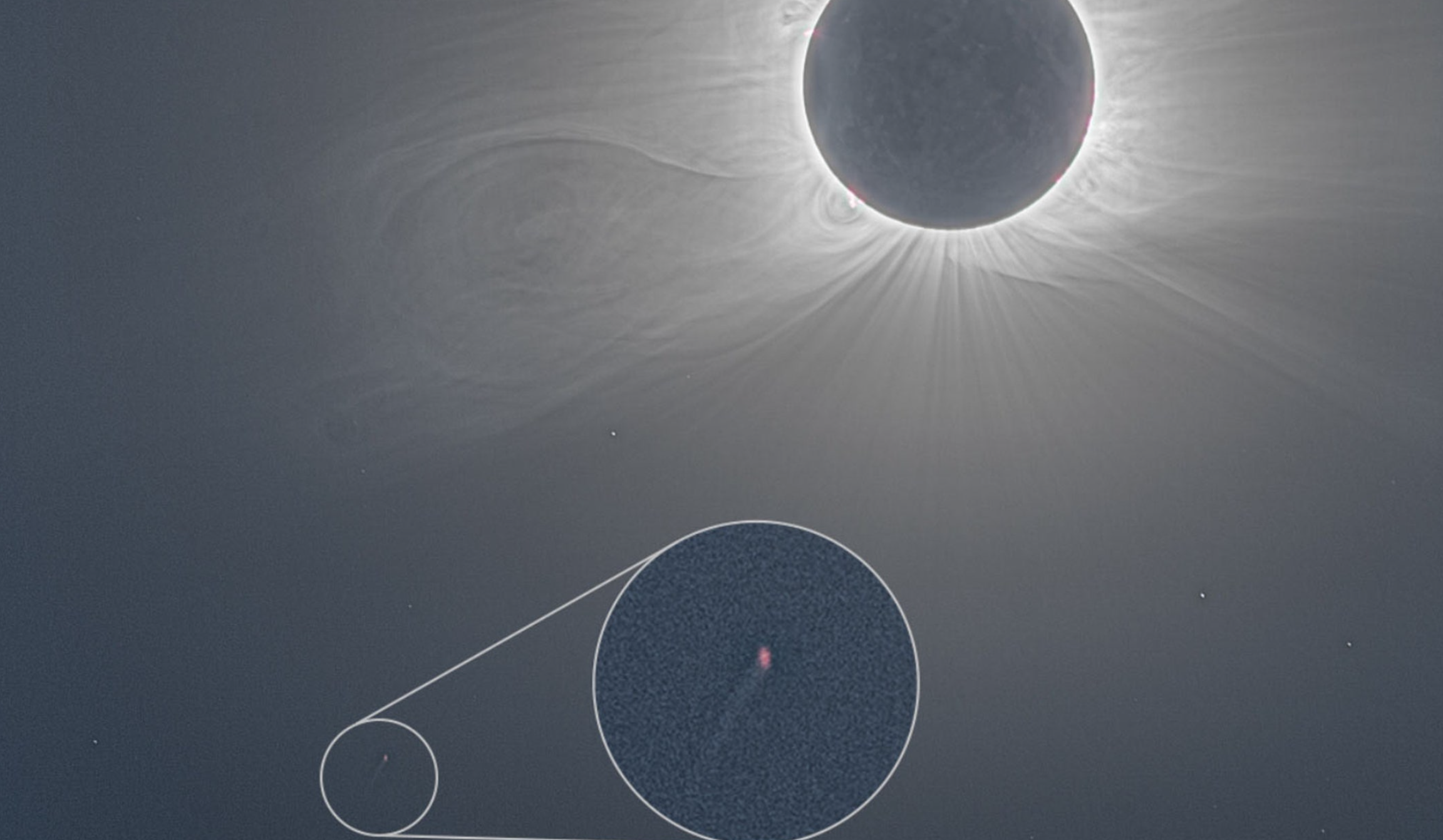 Eclipse solar de abril estará acompañado por el cometa diablo